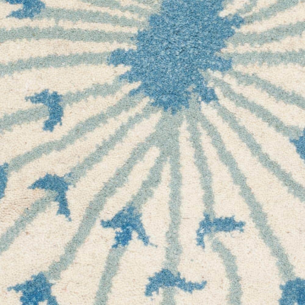 Bella BEL123 Hand Tufted Accent Rug - Beige/Blue - 2'x3' - Safavieh.