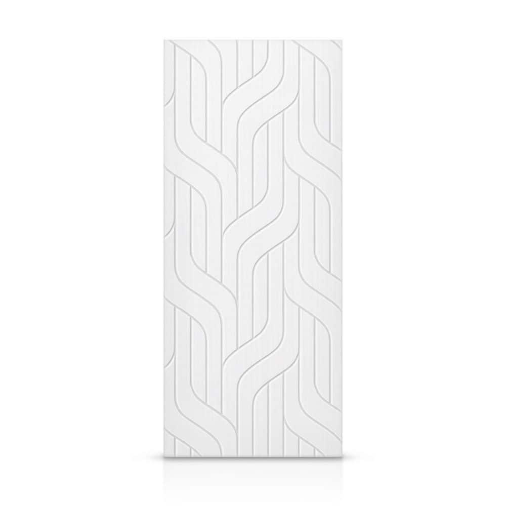 Calhome Hollow Paneled Painted Slab Door
