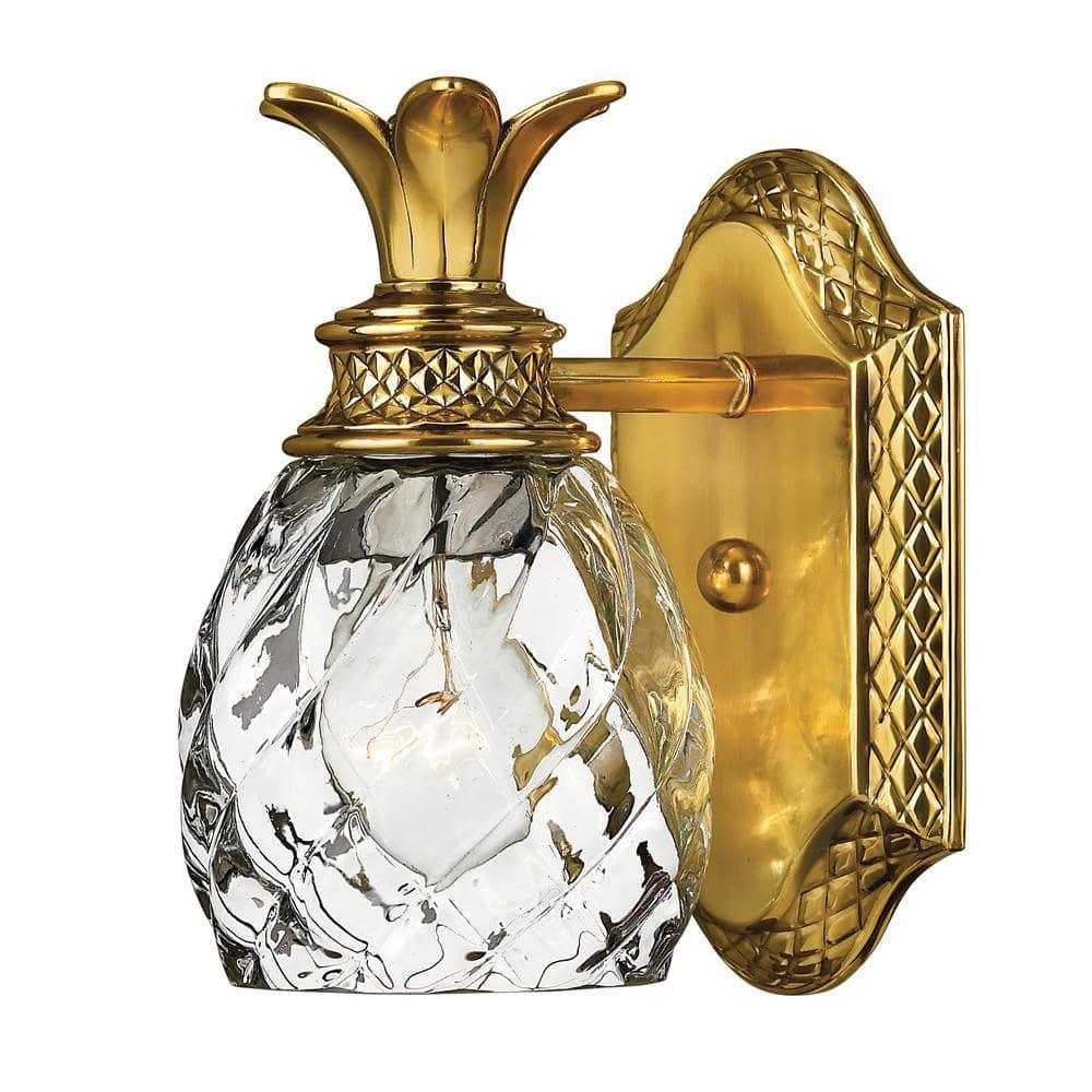 Plantation 1-Light Pineapple Accent Wall Sconce