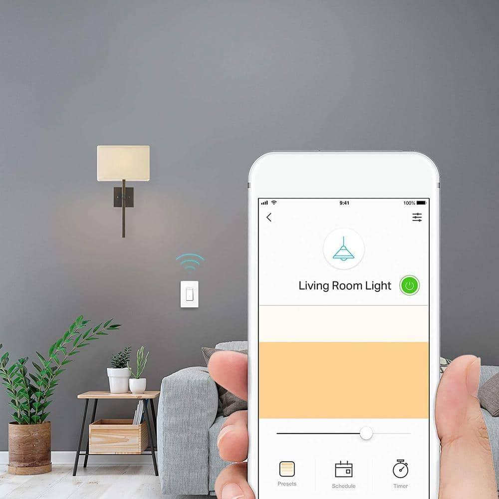 TP-Link HS220 In-Wall Smart Dimmer, No Hub Required