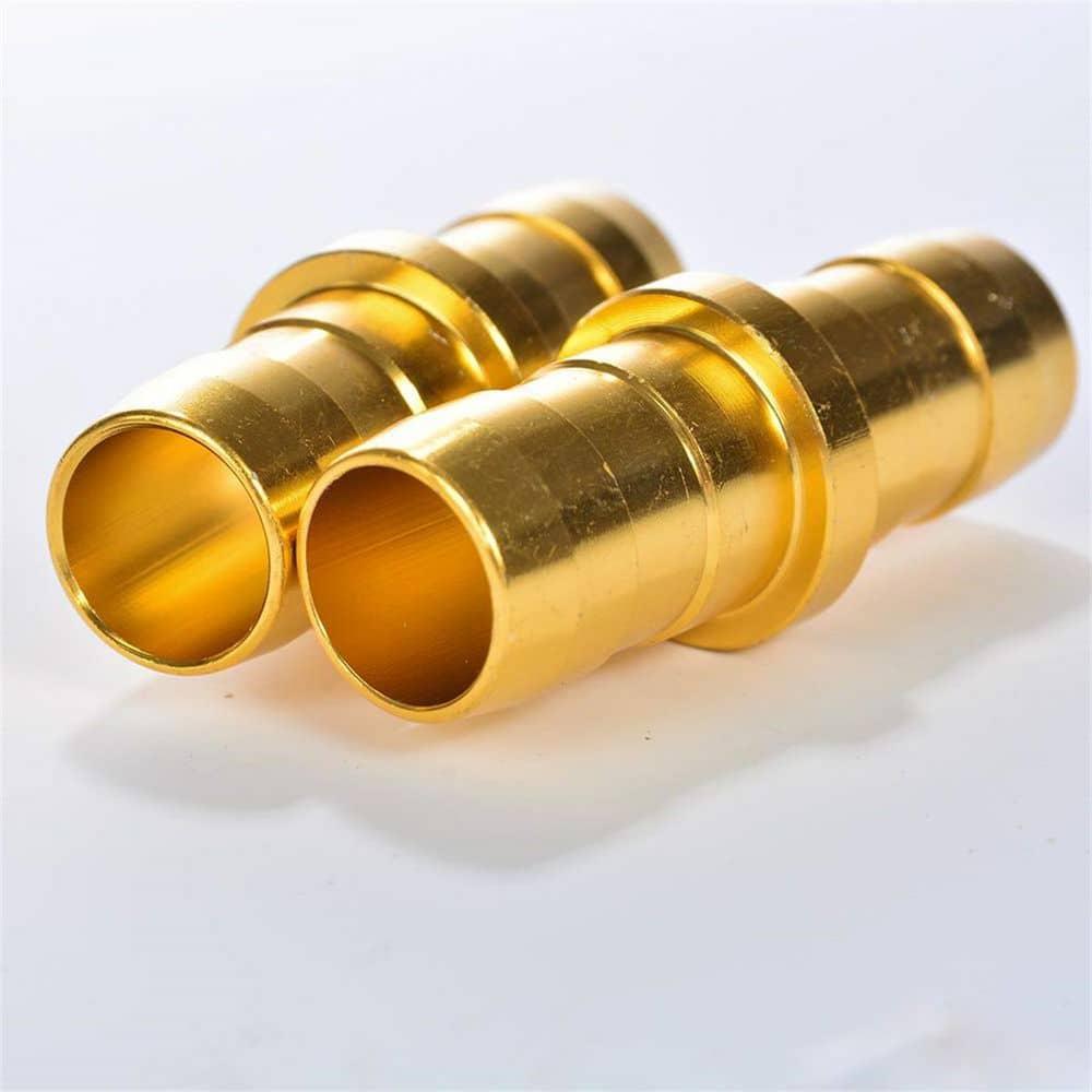 Sanpaint 2 Pack Garden Hose Connector Repair Mender Kit with Stainless Clamp,Fits 3/4"-5/8" Water Hose Repair Fitting C42