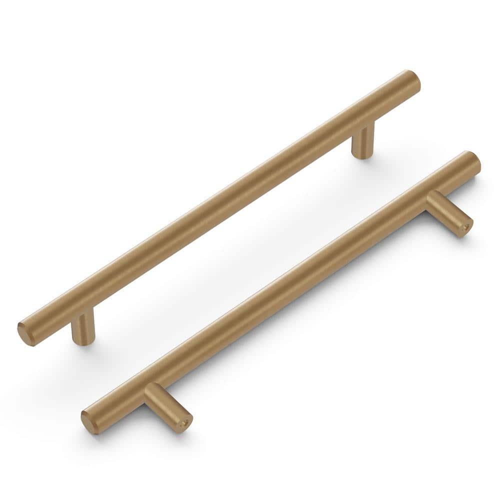 Bar Pull Kitchen Cabinet Handles, Solid Core Drawer Pulls for Cabinet Doors, 6-5/16" (160mm)