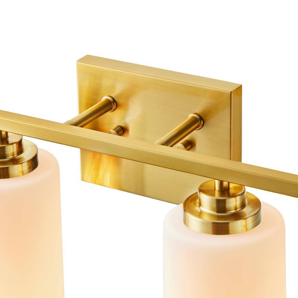 Vanity Light With Frosted White Glass