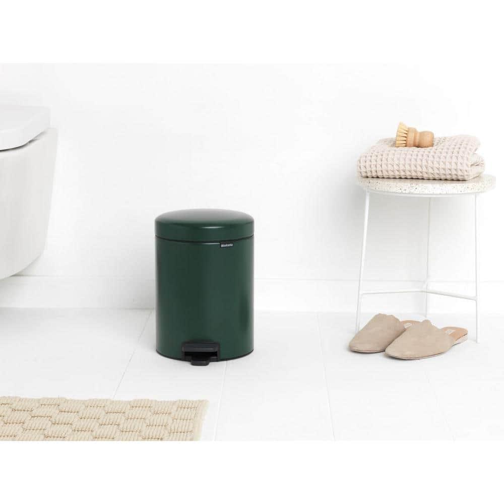 Brabantia NewIcon Step On Trash Can, 1.3 Gallon (5 Liter)
