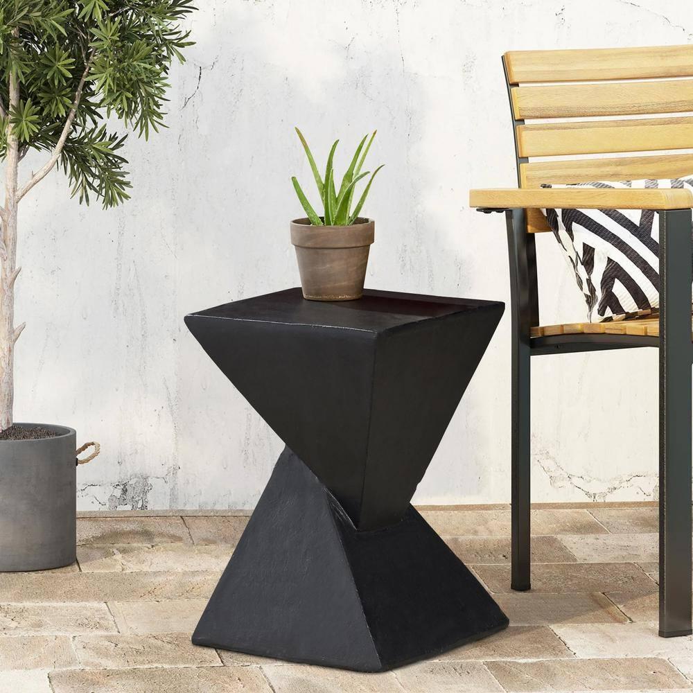 Wrought Studio™ Hurley Concrete Top End Table