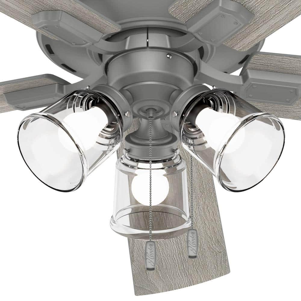 Hunter Fan 60" Crestfield 5 - Blade Ceiling Fan with Pull Chain and Light Kit Included