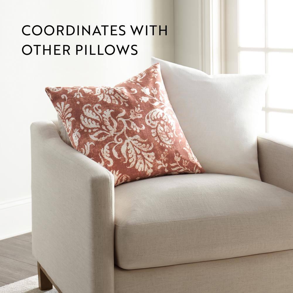 Cotton Throw Square Pillow Cover & Insert