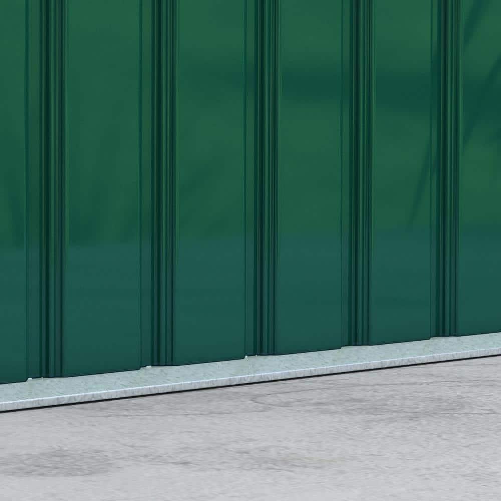 Outdoor Lean-To Metal Storage Shed