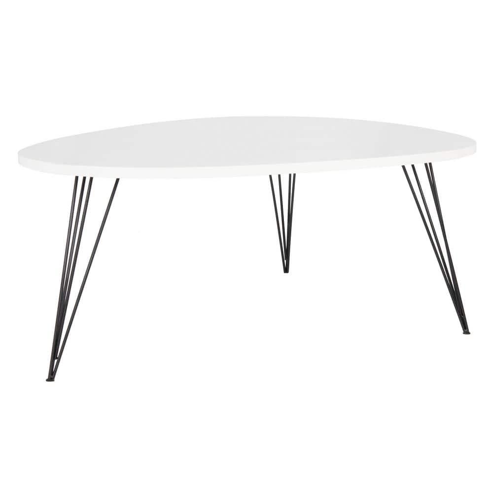 Wynton Coffee Table - White/Black - Safavieh