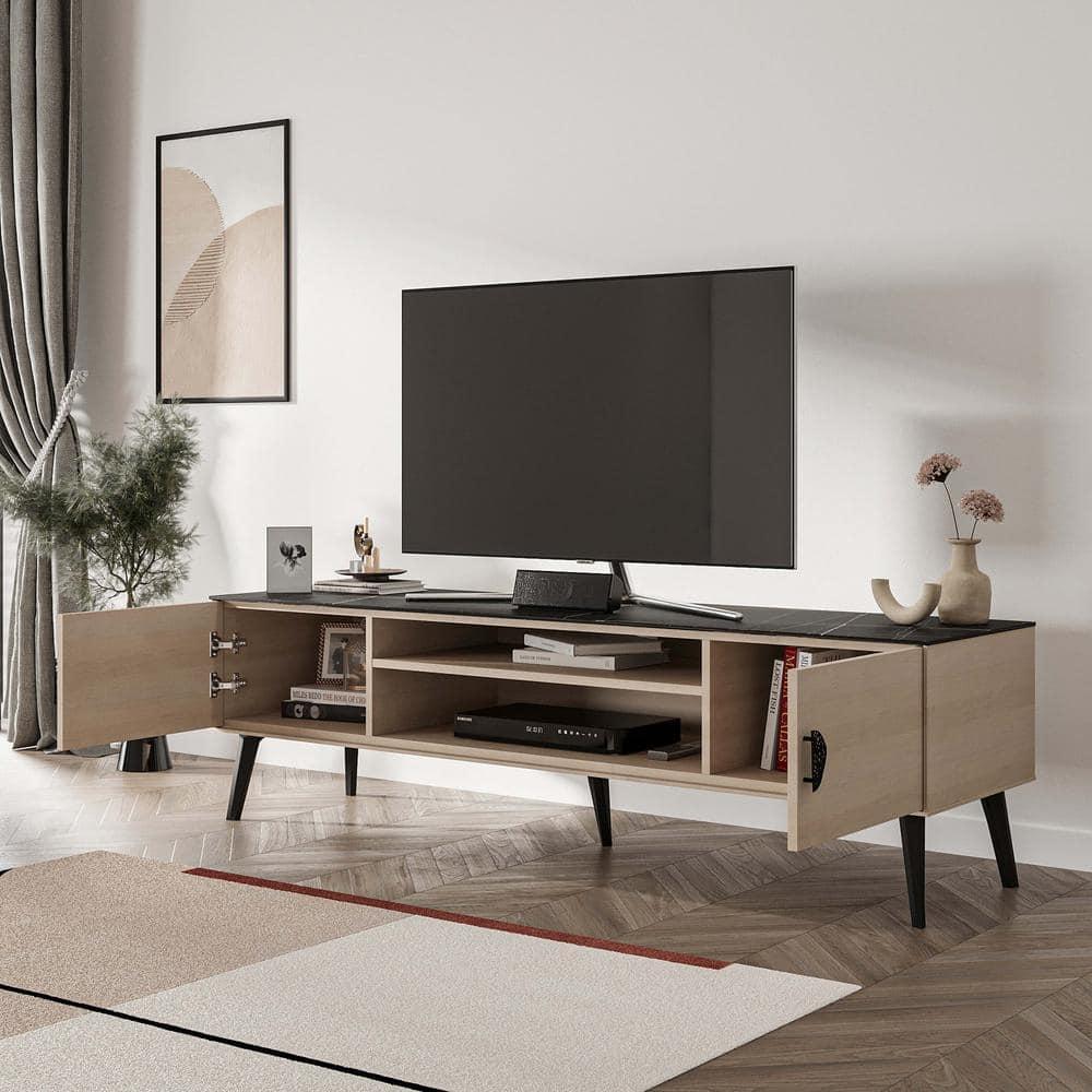 George Oliver Dalaylah 70.9" Mid-Century Modern TV Stand