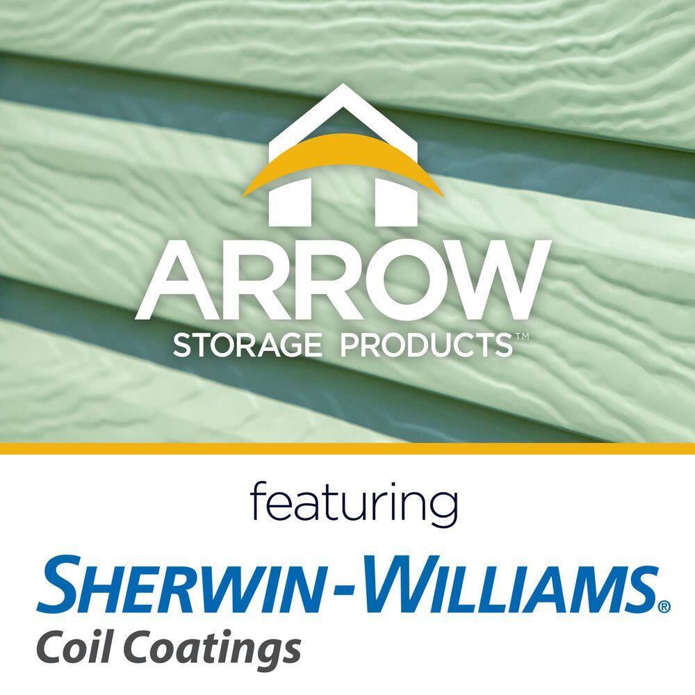 Arrow Select Steel Storage Shed, 6x5