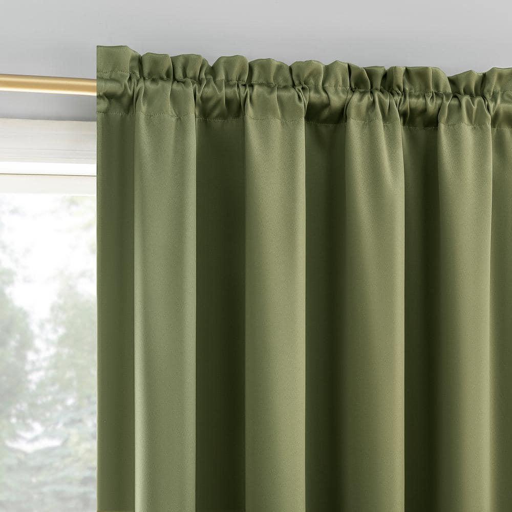 Sun Zero Sun Zero Oslo Theater Grade Extreme 100% Blackout Rod Pocket Curtain Panel