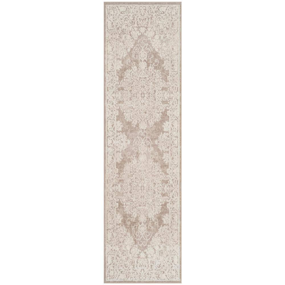 Reflection RFT664 Power Loomed Runner Rug - Beige/Cream - 2'3"x6' - Safavieh.