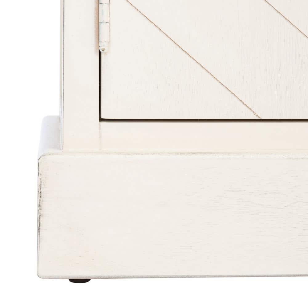 Peyton 2 Door Sideboard - Distressed White - Safavieh
