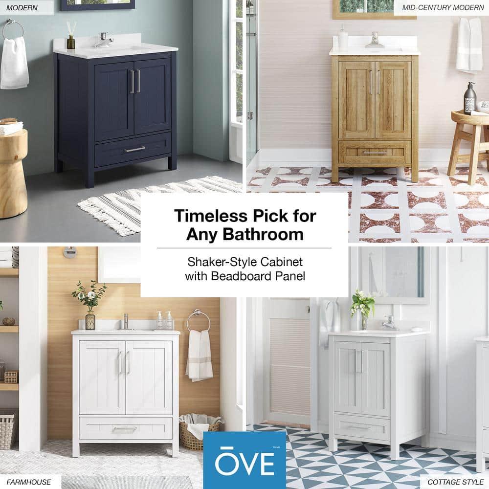 OVE Decors Kansas 30" Single Bathroom Vanity, in White Oak Finish & Reviews | Wayfair