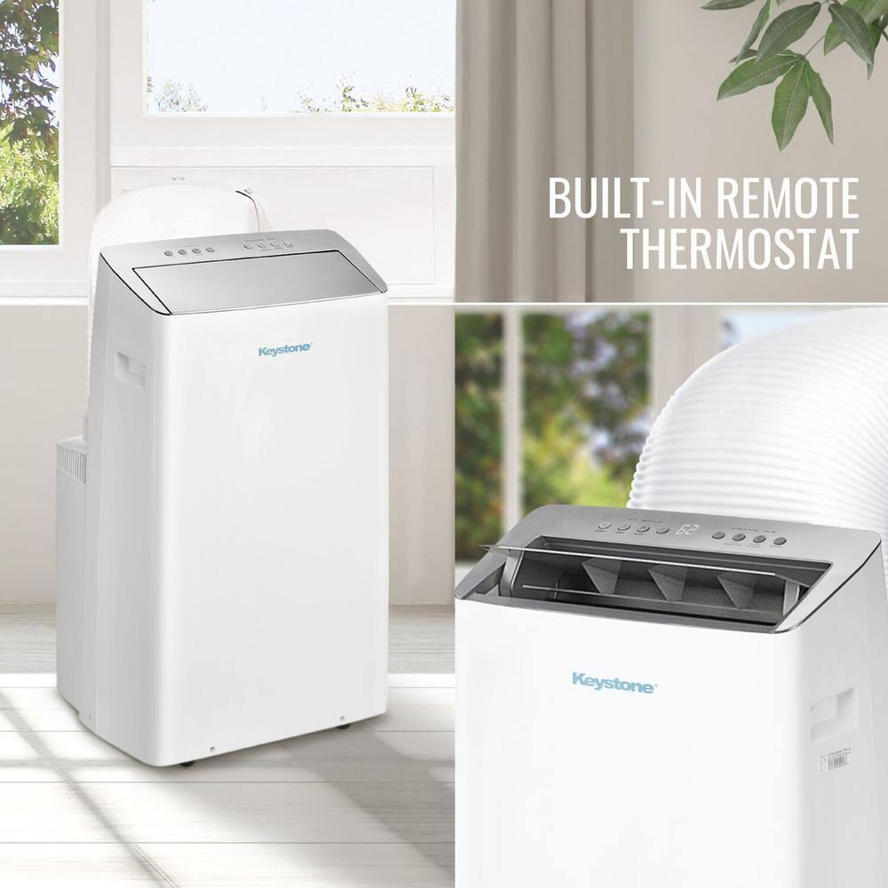 Keystone 10,000 BTU (12,000 BTU ASHRAE) 450 Sq ft Portable Inverter Air Conditioner
