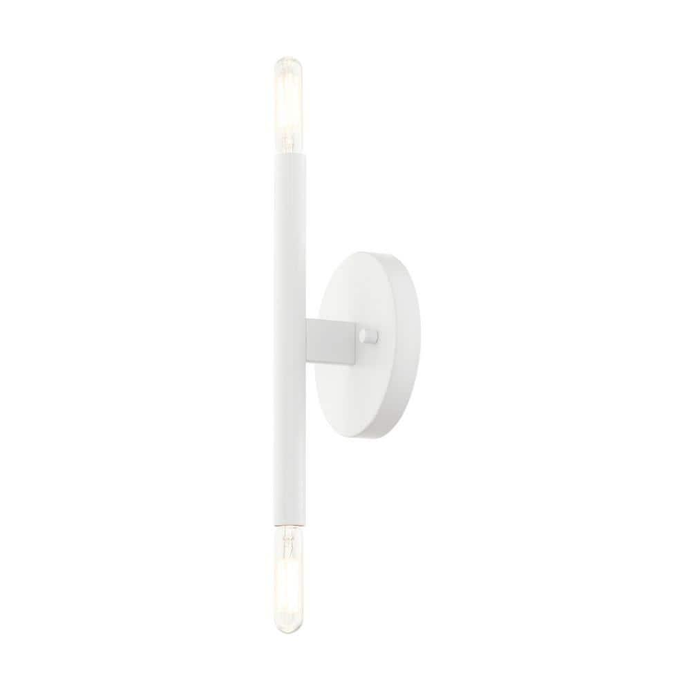 Livex Lighting Copenhagen 2 - Light Wall Light in  White