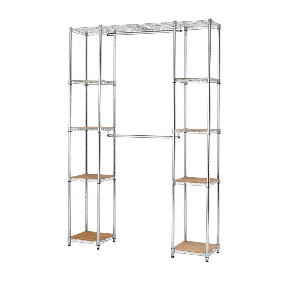 TRINITY Ecostorage® Expandable Closet Organizer - Chrome