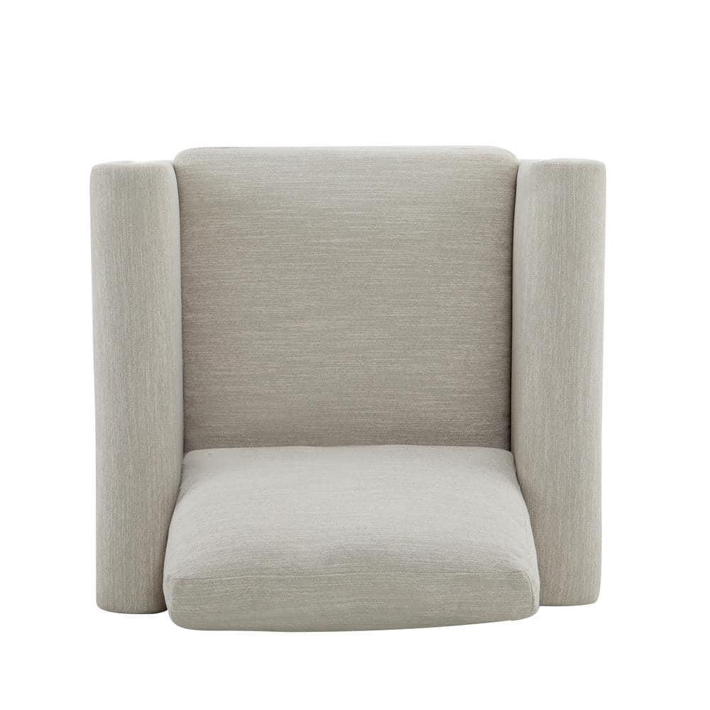 Christopher Knight Home Torrie Modern Rubberwood Upholstered Accent Arm Chair, Beige