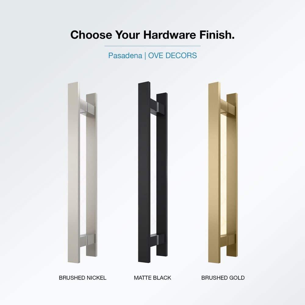 OVE Decors Pasadena 28 To 29 3/8 In. W X 72 In. H Alcove Frameless Pivot Shower Door , 2025