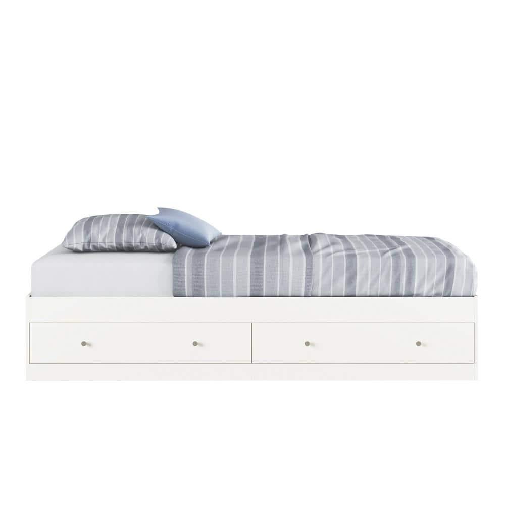 Sauder Cottage Road Mates Twin Bed, White Finish