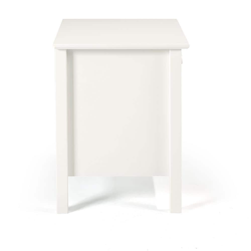 Alaterre Simplicity Nightstand, White