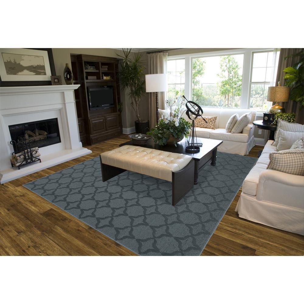 Garland Rug Sparta Sea Foam Square Indoor Area Rug, 12' x 12'