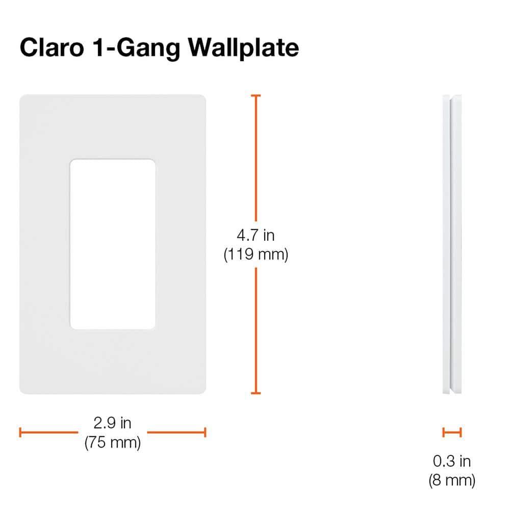 Black Gloss 1-Gang Decorator Wall Plate