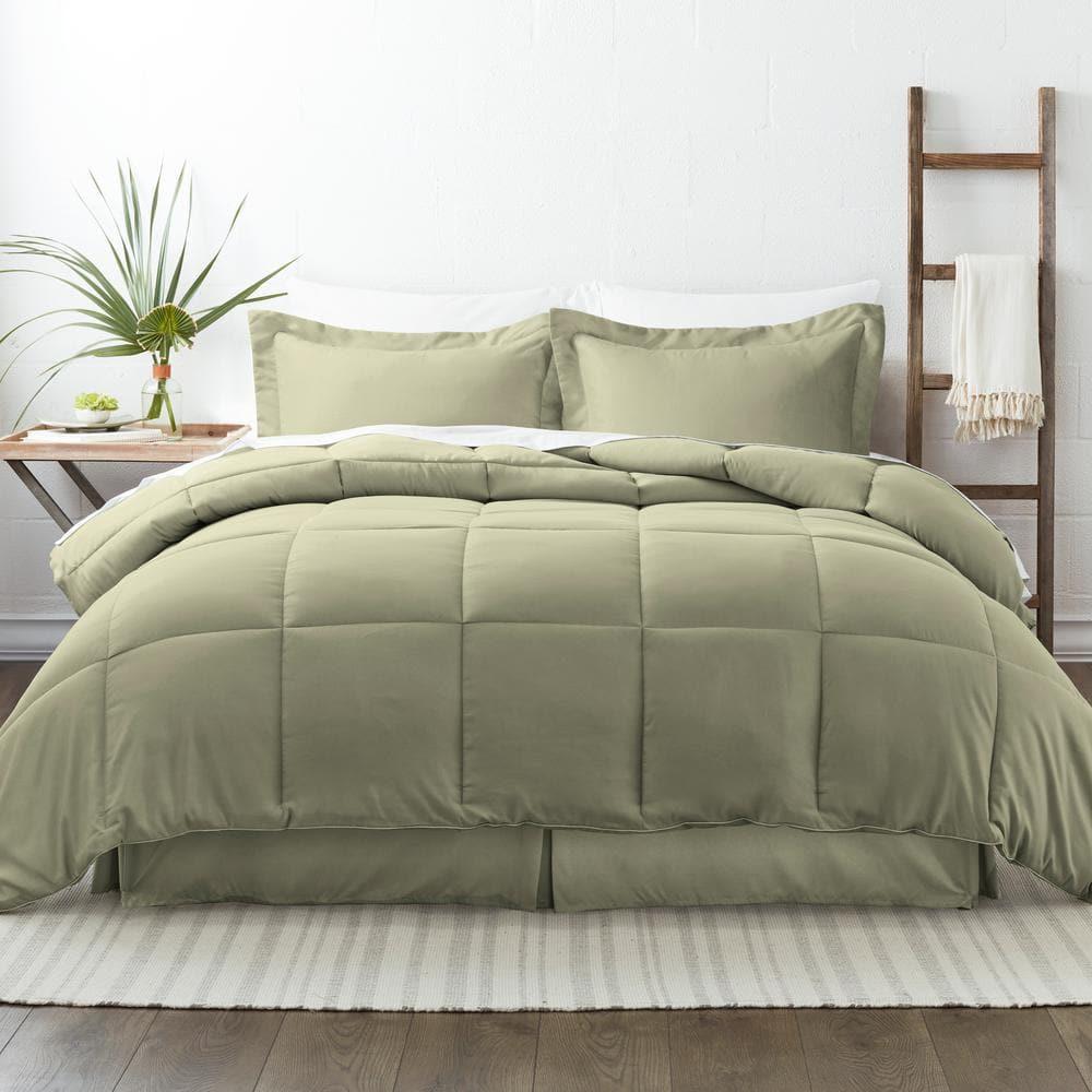 IEnjoy Home Simply Soft 8 Piece Microfiber Complete Bedding Set
