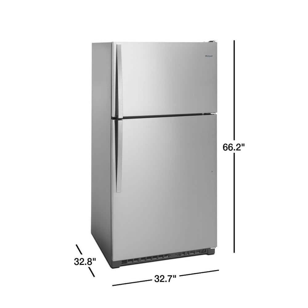 Whirlpool WRT311FZDM 20 Cu. Ft. Freestanding Top Freezer Refrigerator