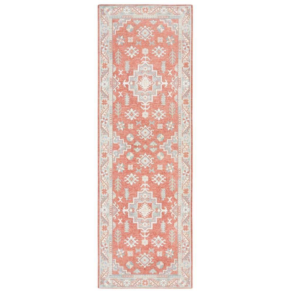 Town & Country Living TOWN & COUNTRY LUXE Livie Forever Vintage Everwash Washable Multi-Use, Non-Slip Kitchen Runner