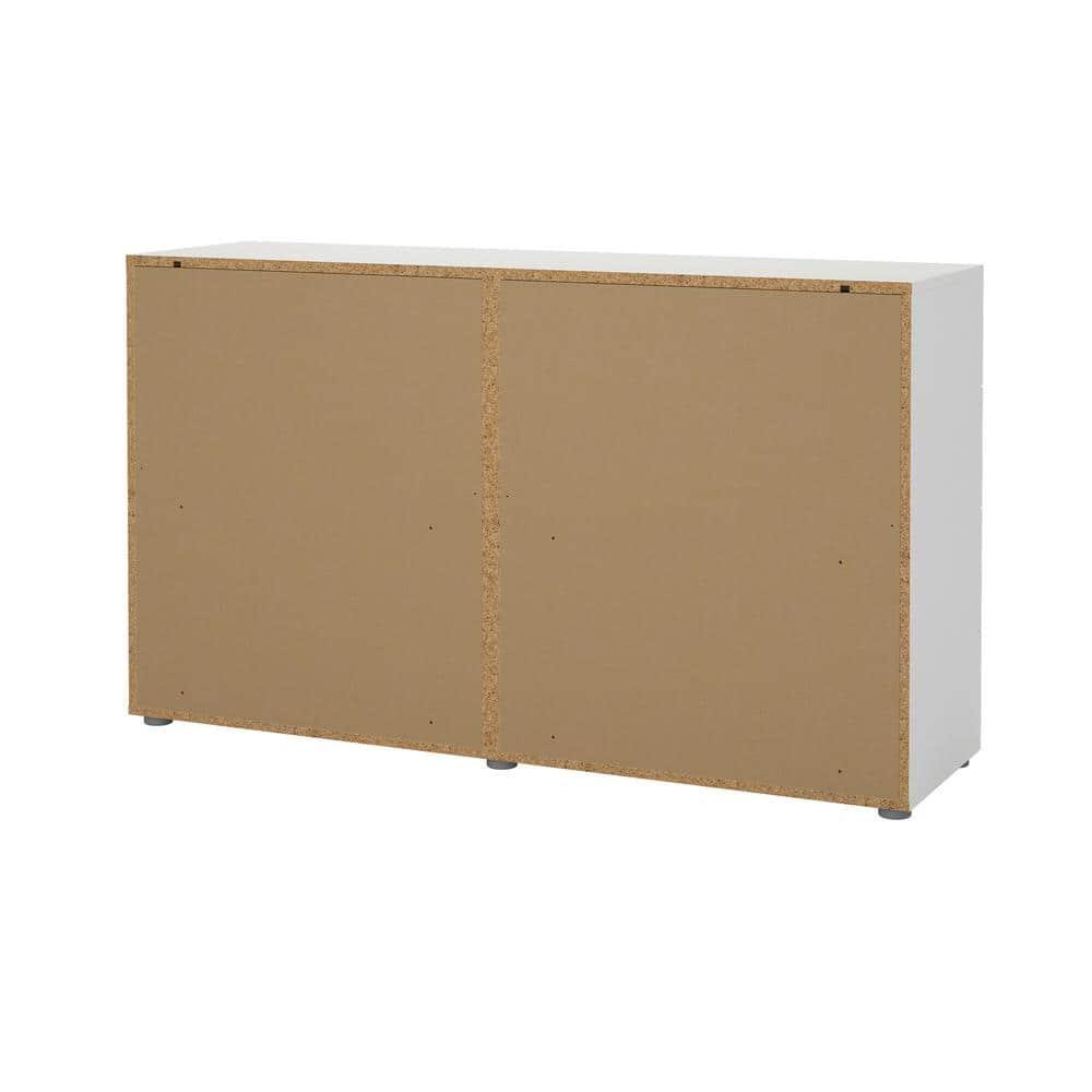 Tvilum Loft 8 Drawer Double Dresser for Adults, White