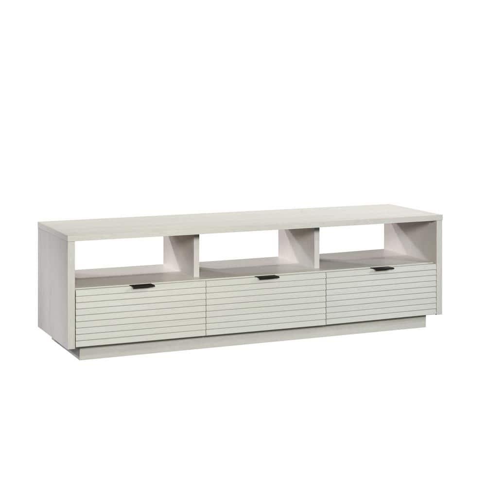 Harvey Park Entertainment Credenza TV Stand for TVs up to 70" Glacier Oak - Sauder: With Storage Drawers & Adjustable Shelves