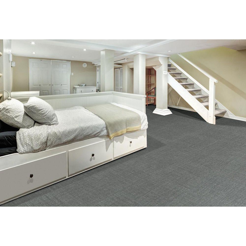 Mohawk Mohawk Basics 24" x 24" PET Fiber Carpet Tiles (96 sqft per carton-24 Tiles)
