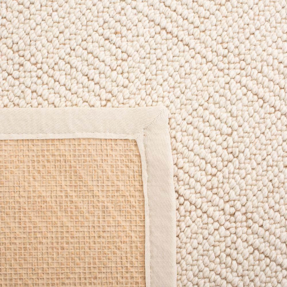 SAFAVIEH Natural Fiber Desi Geometric Diamonds Runner Rug, Ivory, 2'3" x 8'