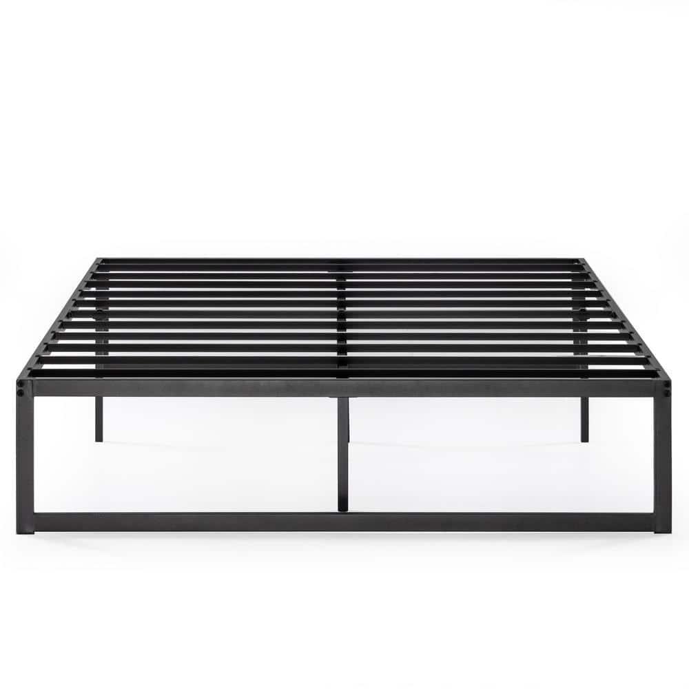 Full Abel 14" Metal Platform Bed Frame Black - Zinus: Steel Construction, No Box Spring Needed, Easy Clean