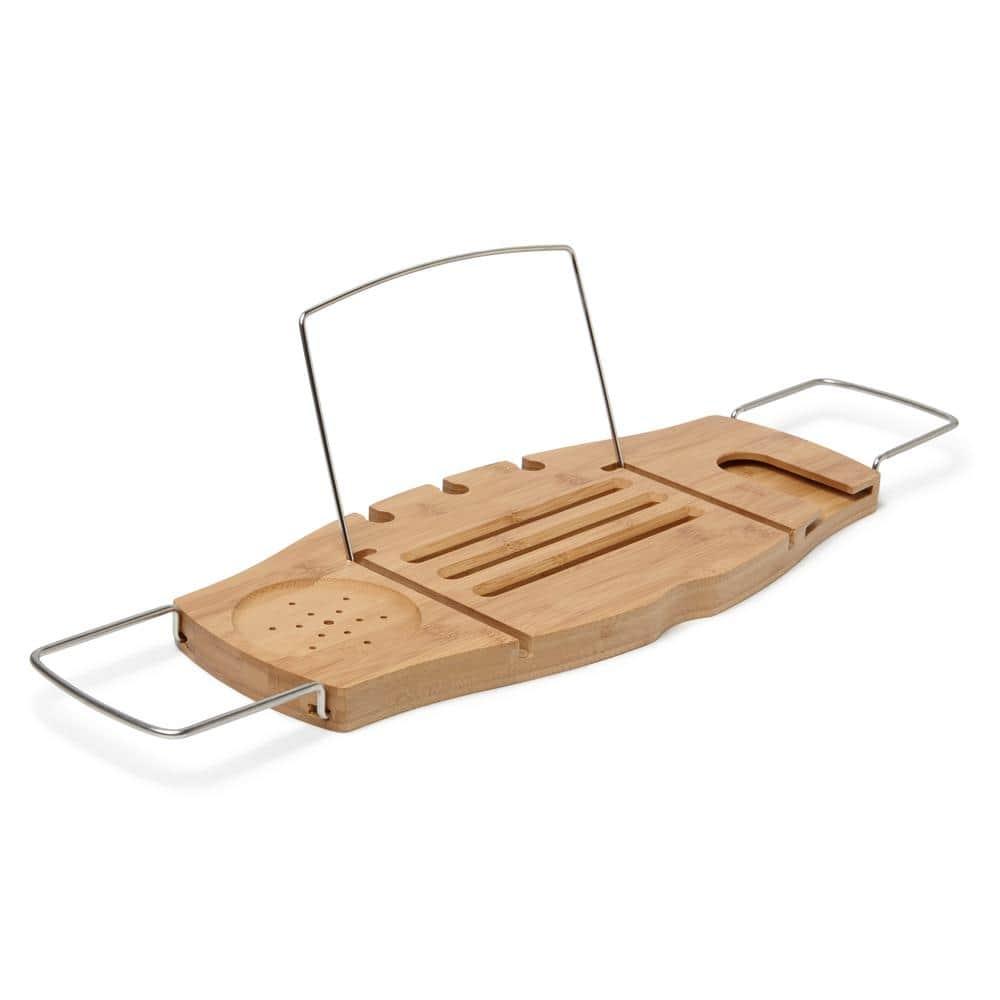Aquala Freestanding Bamboo Bath Caddy