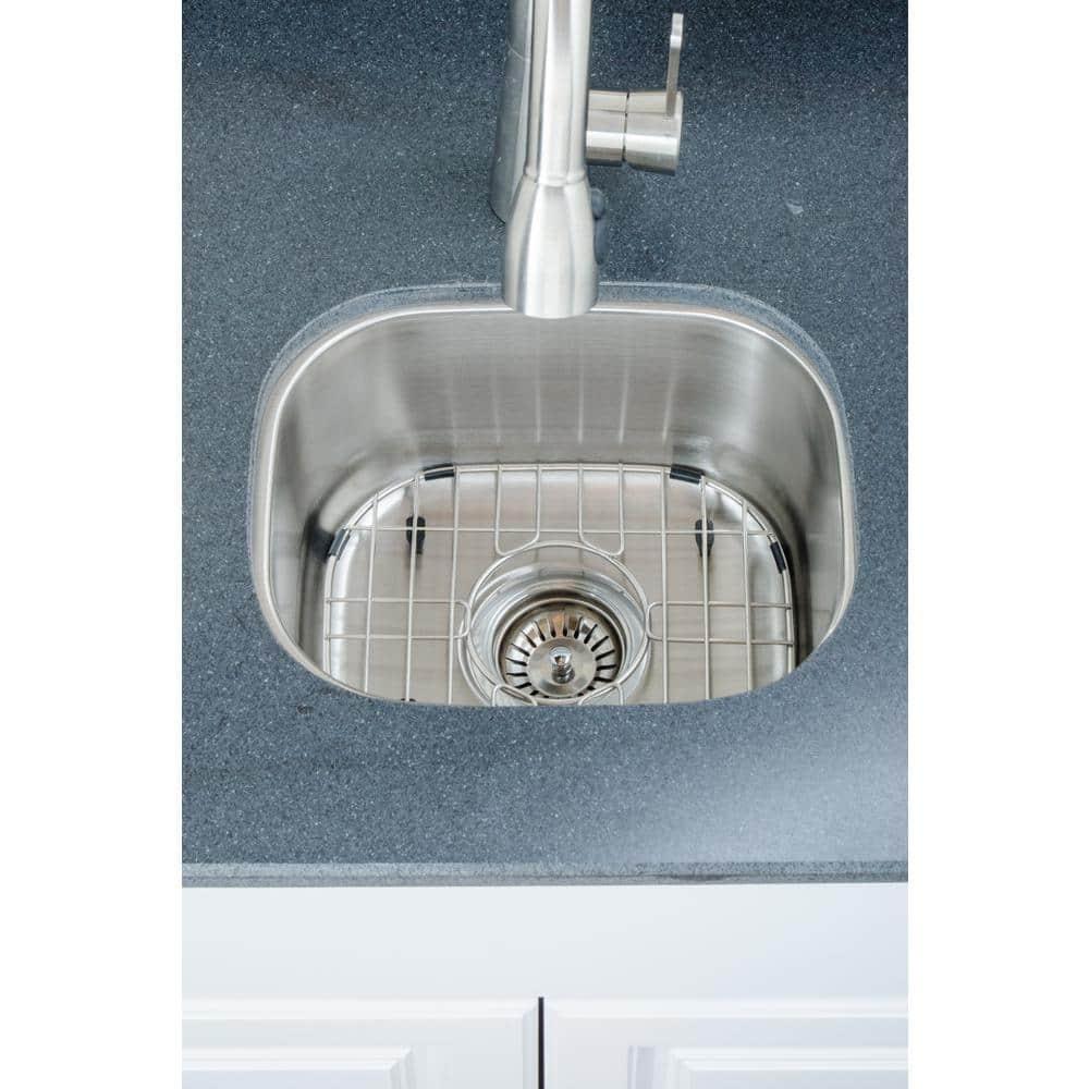 Craftsmen Series 15'' L Undermount Single Bowl Stainless Steel Kitchen Sink