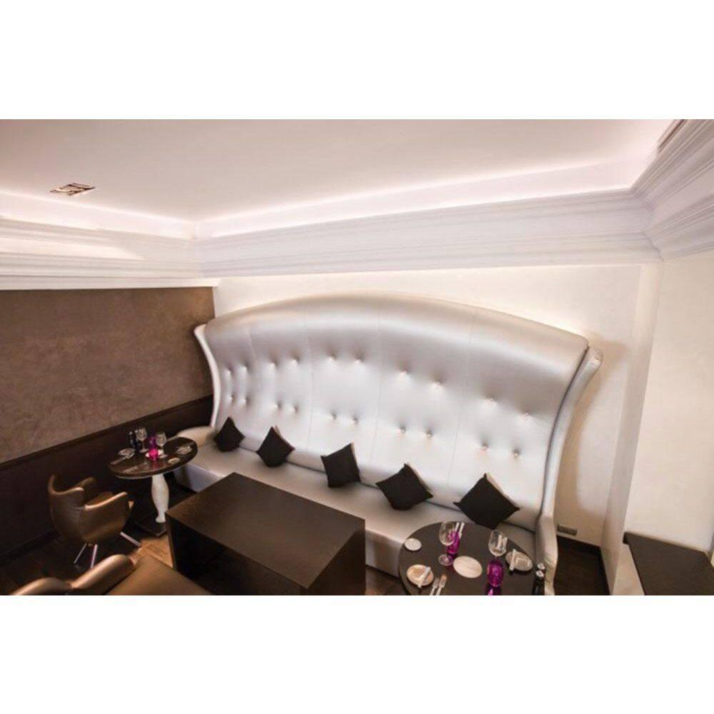 1-5/8 in x 2 in x 78-3/4 in Primed White Plain Polyurethane Crown Moulding (Set of 2)