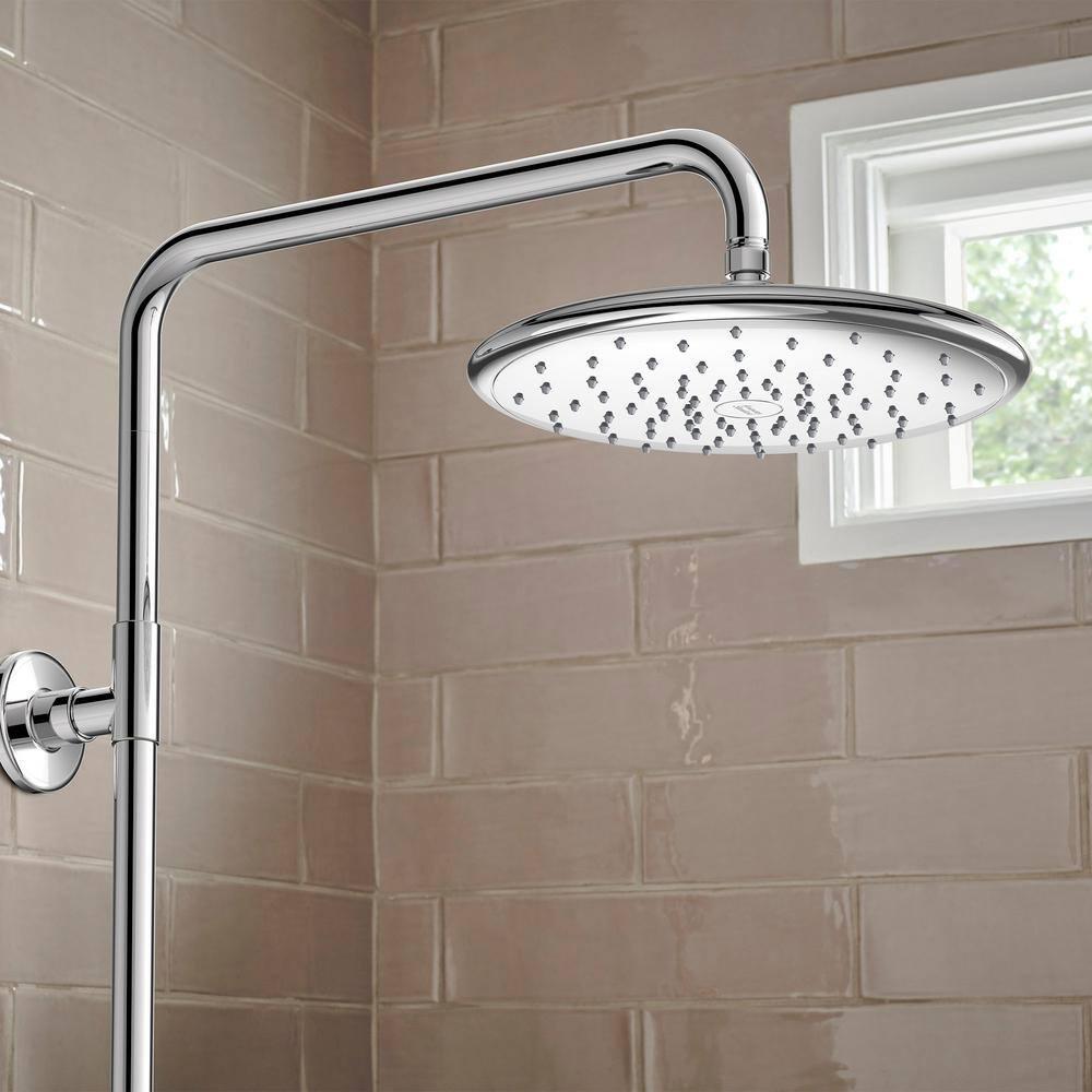 American Standard Exposed Yoke Wall-Mount Utility Faucet with Metal Lever Handles in Polished Chrome