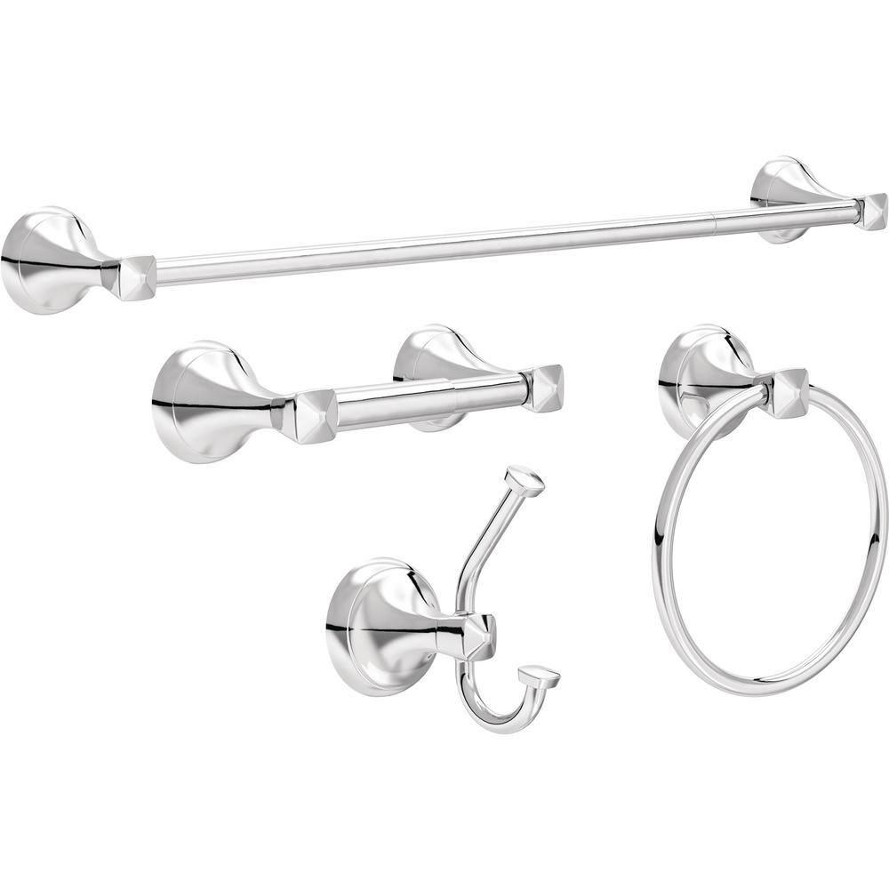 Delta Esato Double Towel Hook Bath Hardware Accessory ESA35-PC