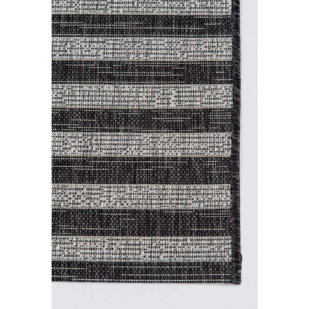 Momeni Villa Monaco Geometric Charcoal Area Rug