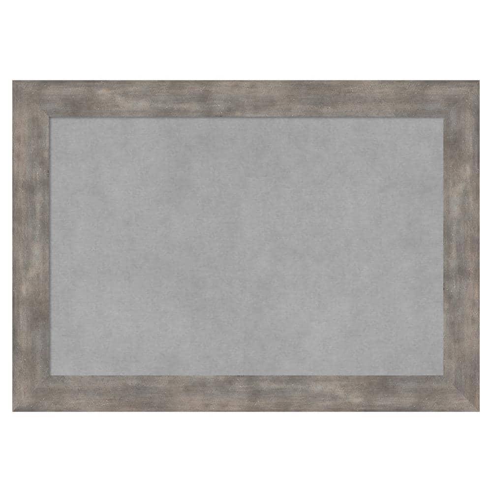 Amanti Art Marred Pewter Framed Magnetic Board 21 x 15 in.