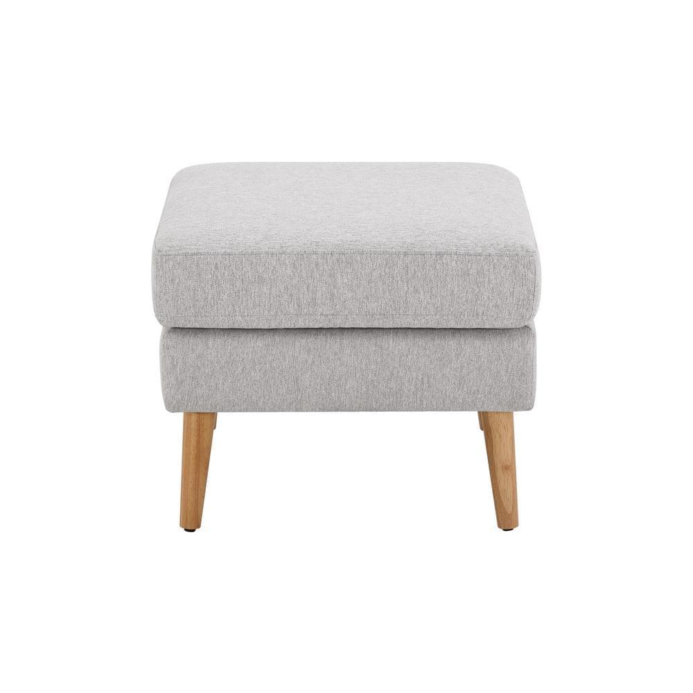 Serta Bellamy 2 in 1 Convertible Loveseat Chaise and Ottoman