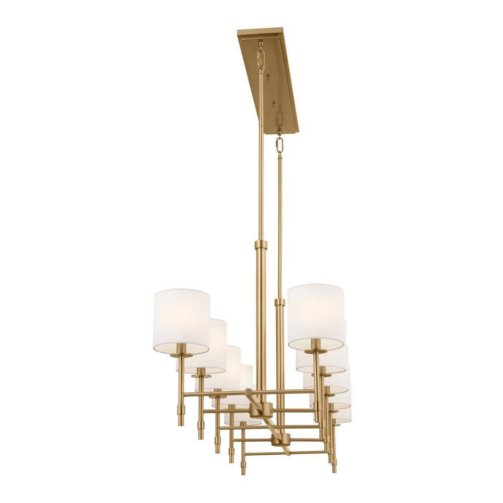 Kichler Lighting Ali 10 - Light Chandelier in  Brushed Natural Brass