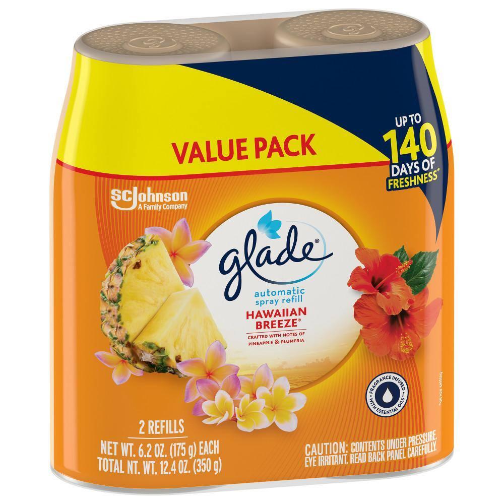 Glade Automatic Spray Air Freshener - Hawaiian Breeze - 12.4oz/2pk