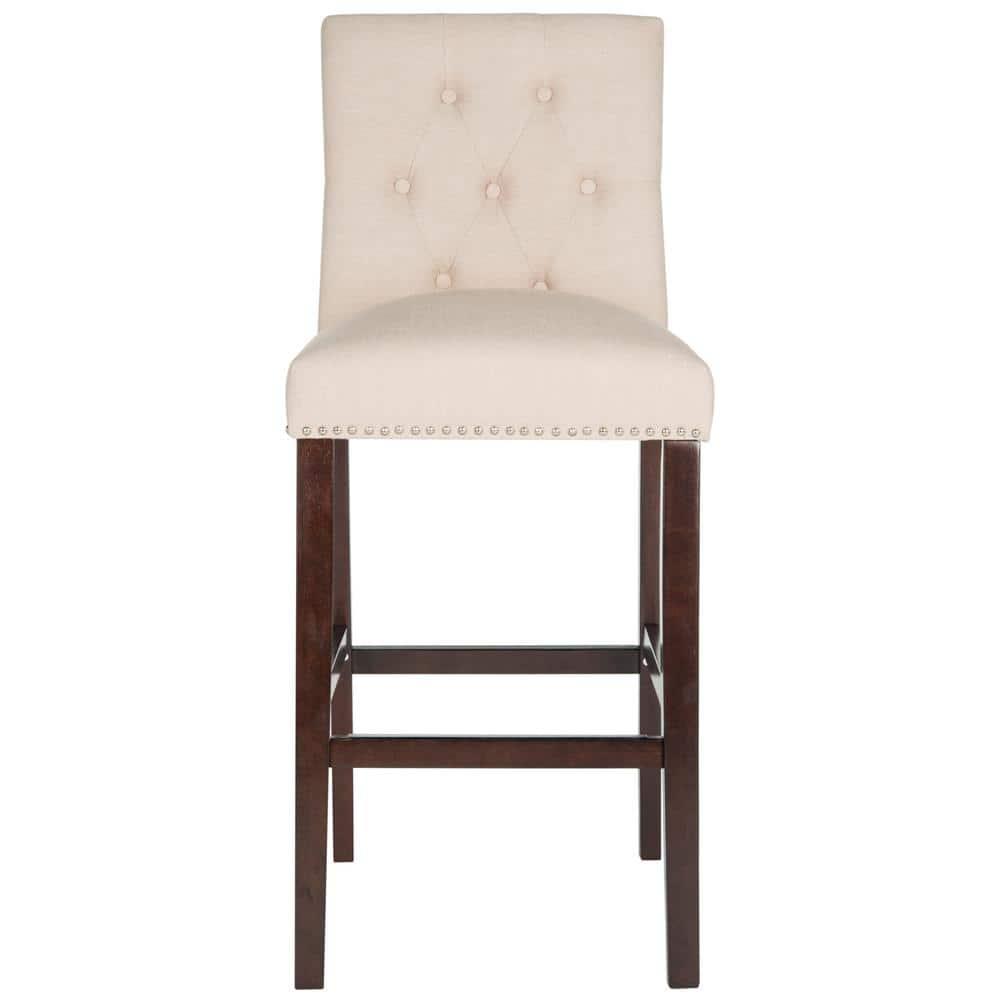 McLoud Upholstered Counter Stool with Solid Wood Frame