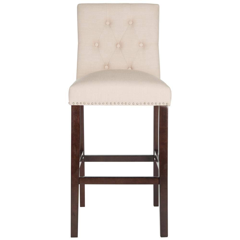 McLoud Upholstered Counter Stool with Solid Wood Frame
