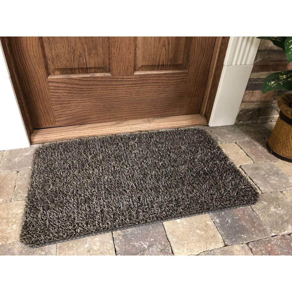 CLEAN MACHINE 10376921 High Traffic Astroturf Dirt Trapper Doormat, 23.5" x 35.5", Desert Taupe