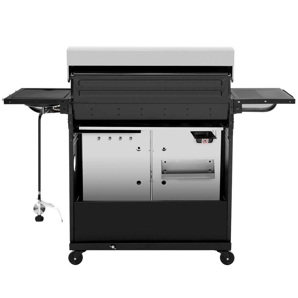 Stainless Steel 6-Burner Propane Gas Grill with Side Burner